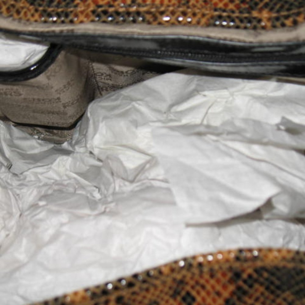 NWT Michael Kors Brimfied leather handbag purse - Picture 7 of 7